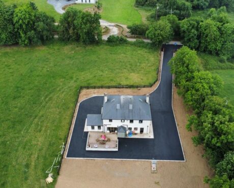 aerial view of kerbing